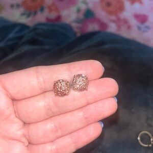 Kate Spade Elegant glittery pink Stud Earrings